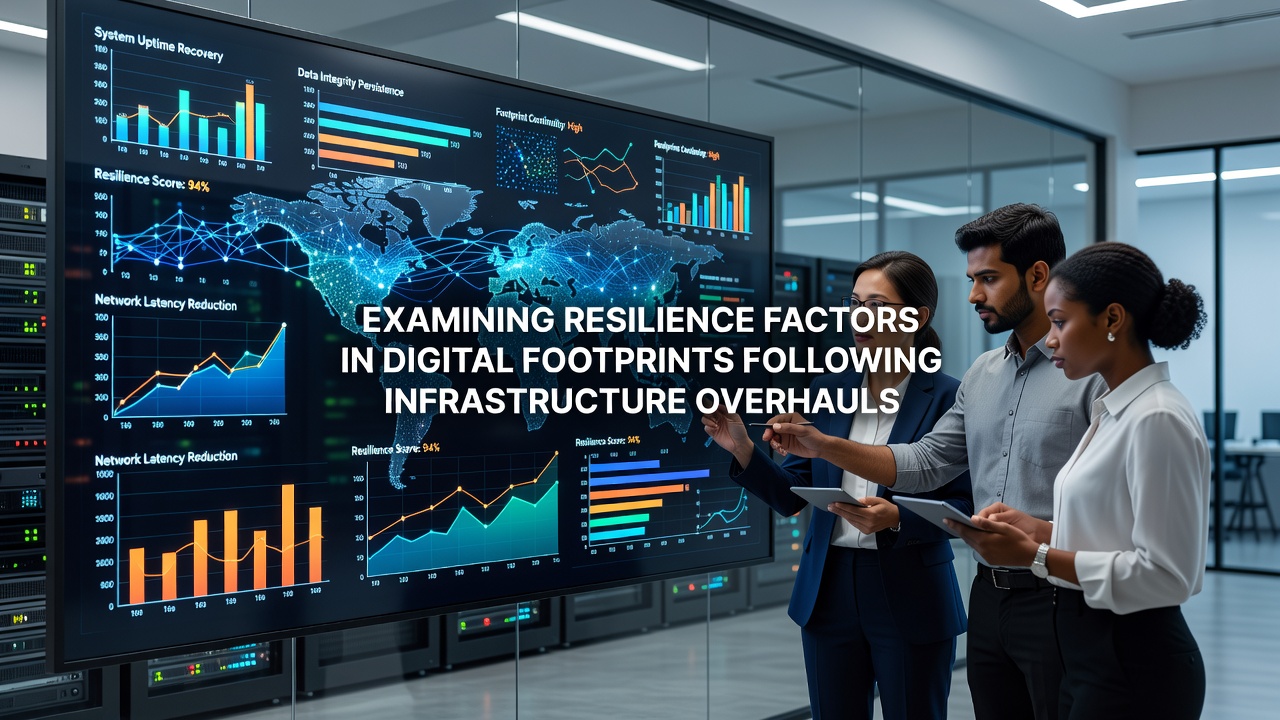 Examining Resilience Factors in Digital Footprints Following Infrastructure Overhauls